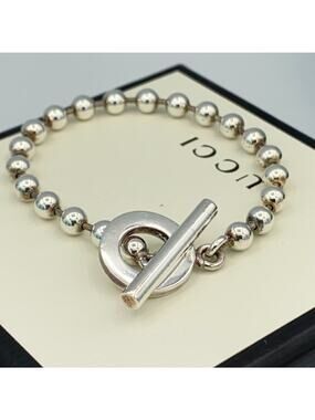 GUCCI Boule Chain Bracelet  7.5 Inch